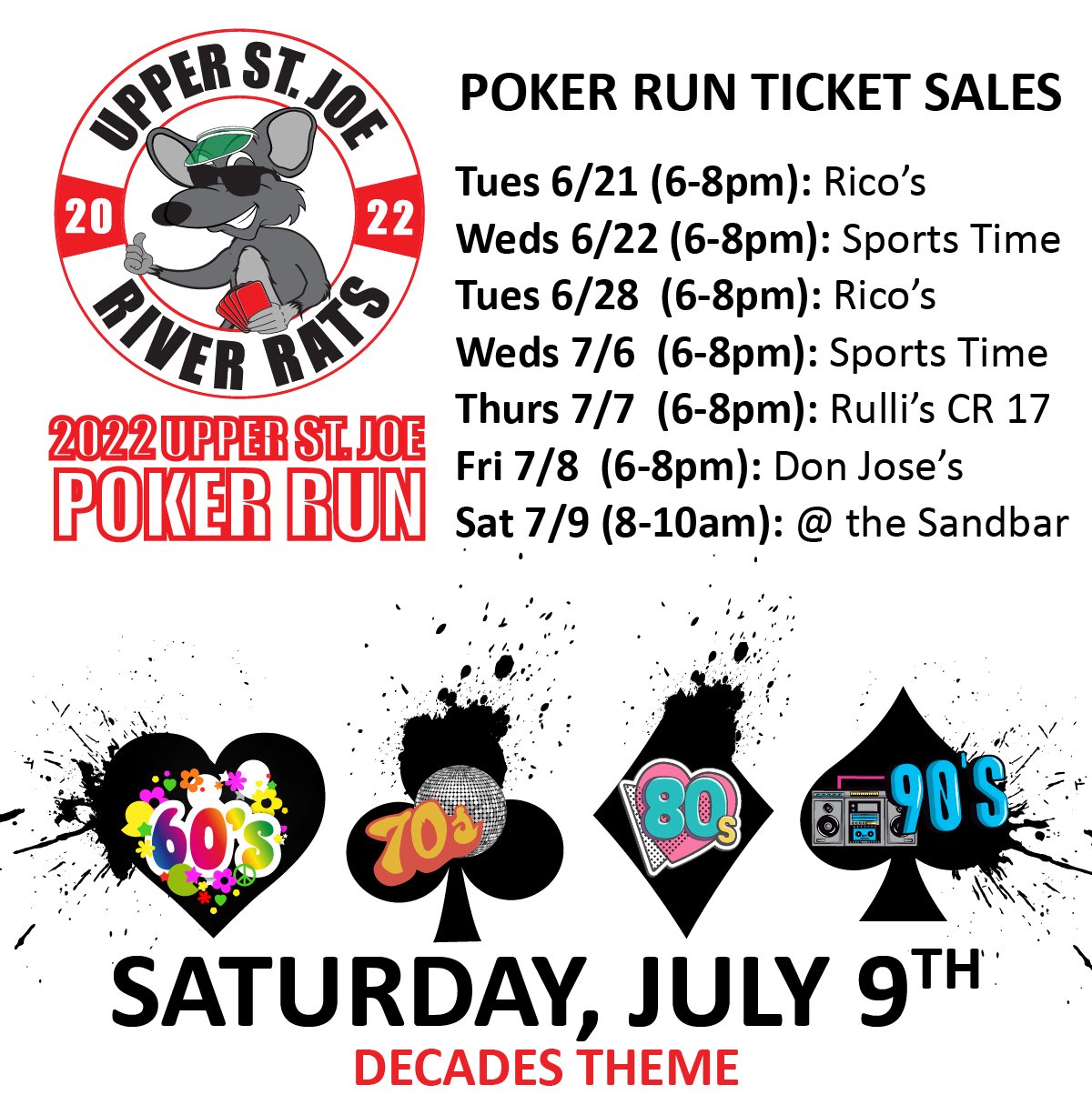 Poker Run Rules